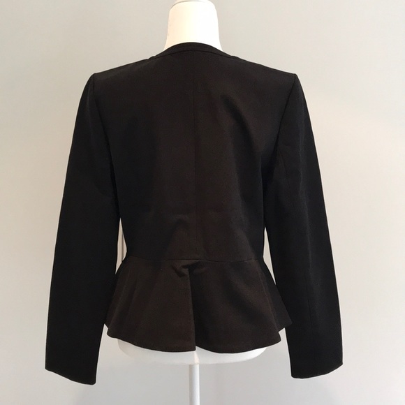 Nordstrom Halogen black peplum jacket - Picture 2 of 7